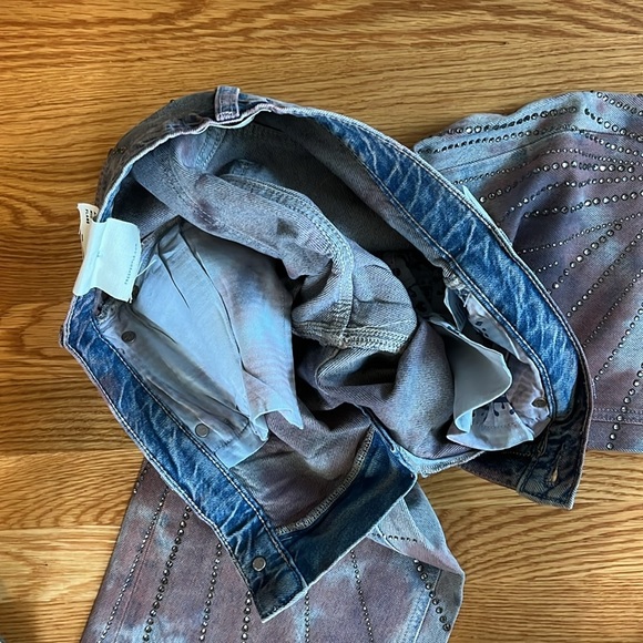 Free People Aurora Mid-Rise Straight Jeans Size 25 NWT - Picture 12 of 17